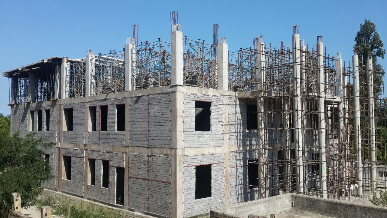 نمونه پروژه اجرا شده با بلوک والاکس