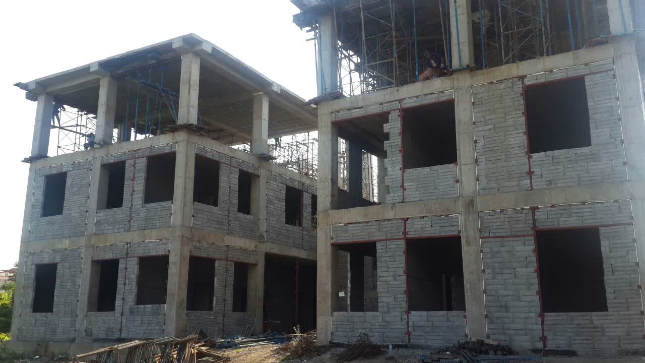 نمونه پروژه اجرا شده با بلوک والاکس