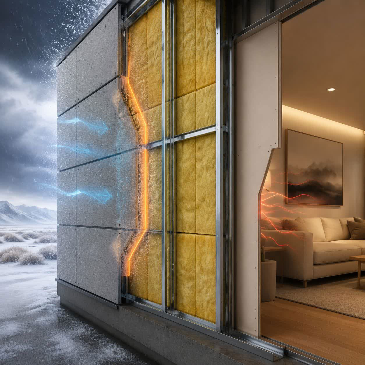 اهمیت عایق بندی در سازه ال اس اف و درای وال