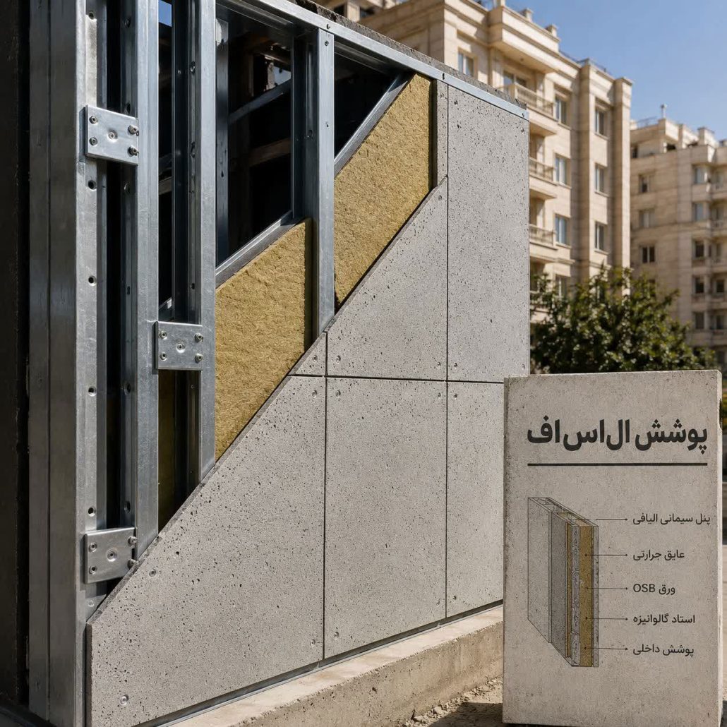 پنل والاکس؛ بهترین پوشش برای سازه ال اس اف و درای وال