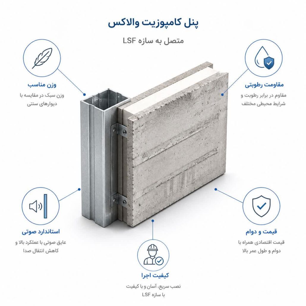 نکات مهم هنگام انتخاب پنل برای سازه LSF