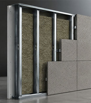 عایق بندی دیوار درای وال و سازه Lsf