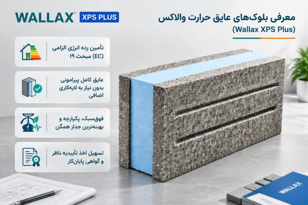 معرفی بلوک های عایق حرارت والاکس